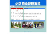 基于SSM实现小区物业管理网站兼后台管理系统